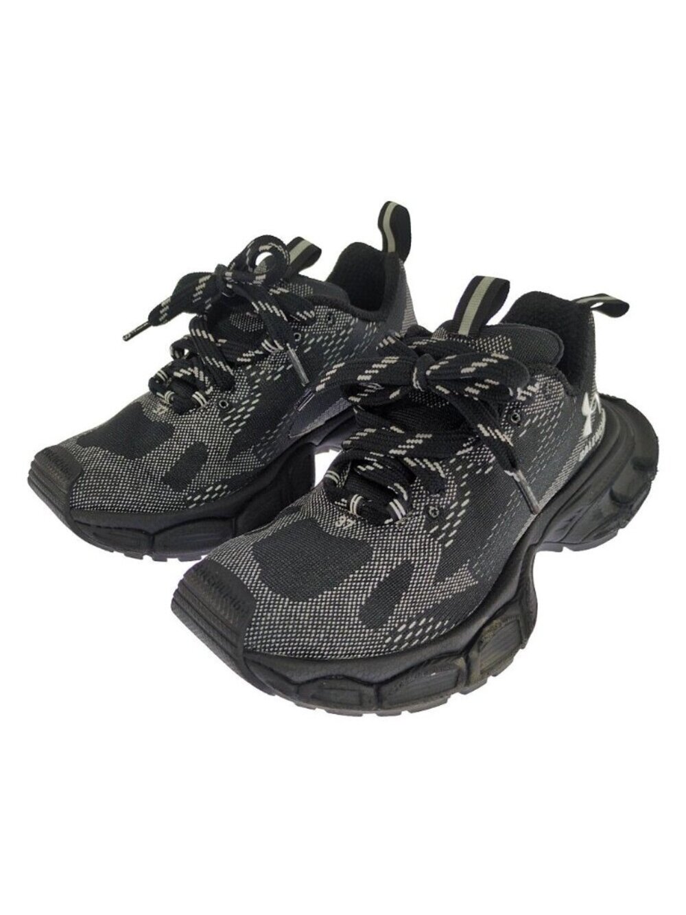 Balenciaga Under Armor Low-Cut Sneakers Black 37